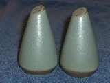 Frankoma Westwinds shakers glazed woodland moss